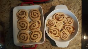 Receta de rollos de canela y manzana