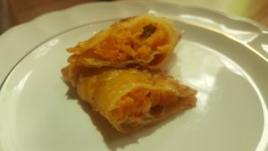 Receta de truchas de batata