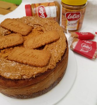 Receta de Cheesecake de crema Lotusbiscoff