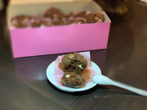 Receta de Muffins de tres chocolates
