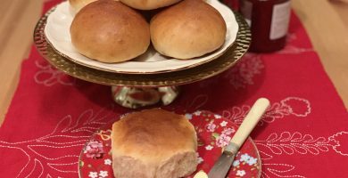 Receta de pan de leche sin huevo