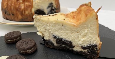Receta de Cheesecake de Galletas Oreo