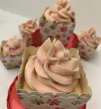 Receta de Cupcakes de tarta de queso de limón