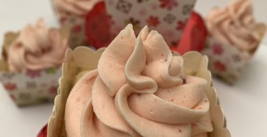 Receta de Cupcakes de tarta de queso de limón