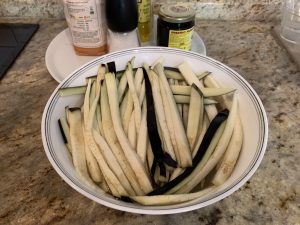 Receta de Berenjenas con miel de caña