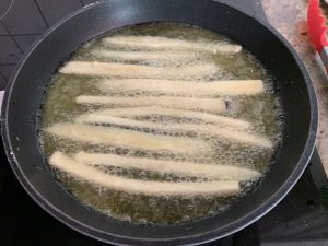 Receta de Berenjenas con miel de caña