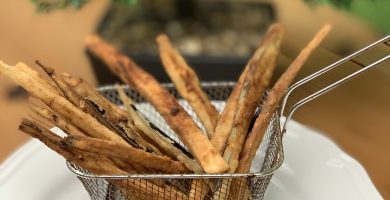 Receta de Berenjenas con miel de caña