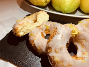 Receta de Donuts de limón y almendras
