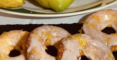 Receta de Donuts de limon y almendras