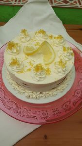 Receta de Tarta de galletas con crema de limón