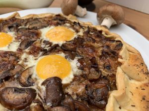 Receta de Galette Rústica de champiñones Portobello