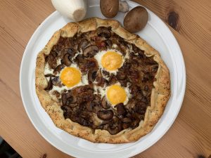Receta de Galette Rústica de champiñones Portobello